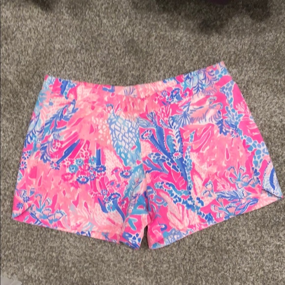lilly pulitzer elastic waist shorts